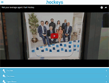 Tablet Screenshot of hockeys.com.au